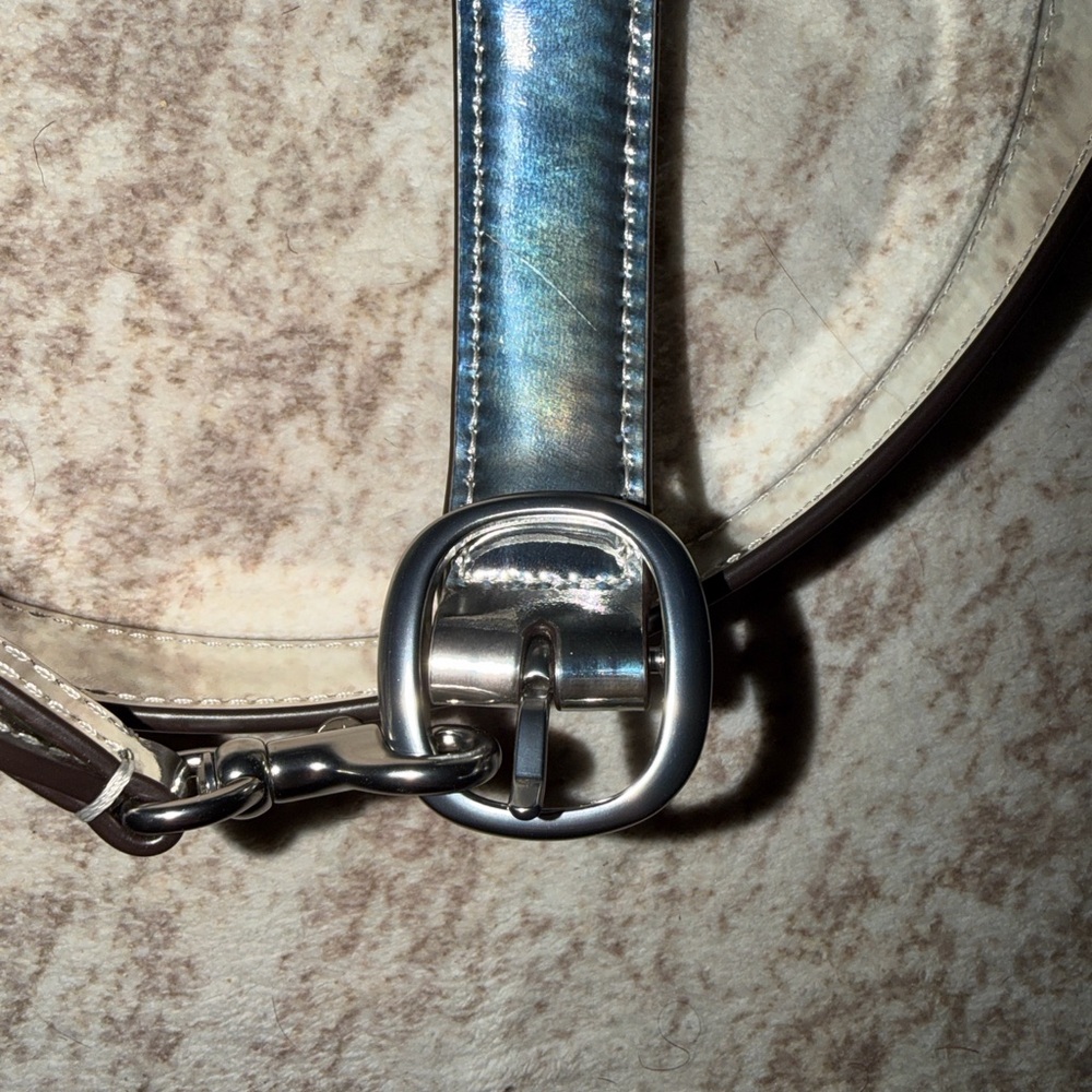 Tabby Shoulder Bag 20 In Metallic - Picture 10 of 16